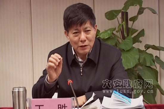 王胜对全市金融工作调度会提出具体要求