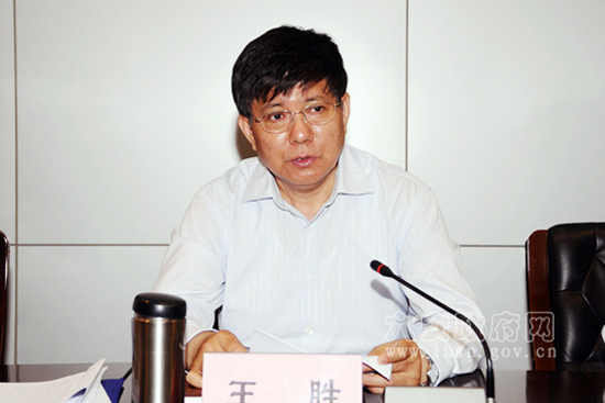 市委常委,常务副市长王胜出席会议并讲话