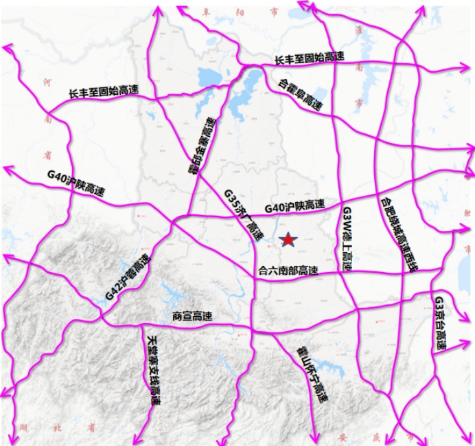 六安市最新道路规划图图片