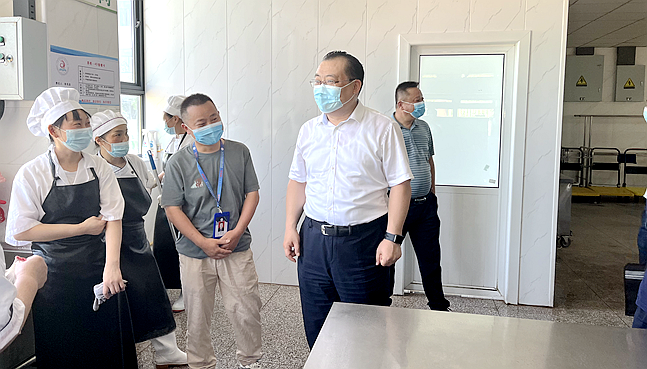 刘洪洁赴裕安区开展食品安全包保督导
