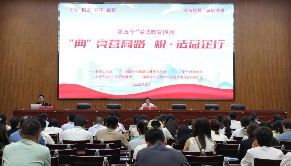 六安扎实开展2025年“民法典宣传月”活动 惠企利民筑牢法治根基