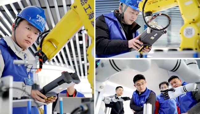 工业机器人应用技能比拼