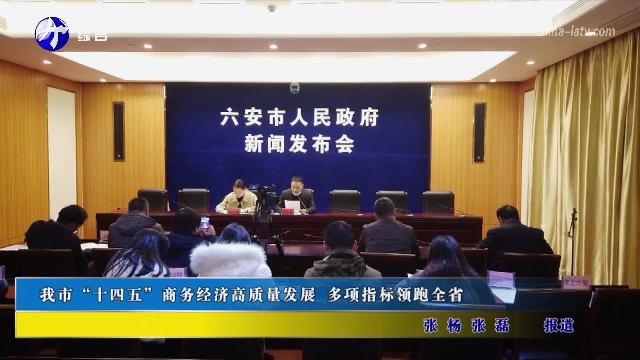 我市“十四五”商务经济高质量发展 多项指标领跑全省